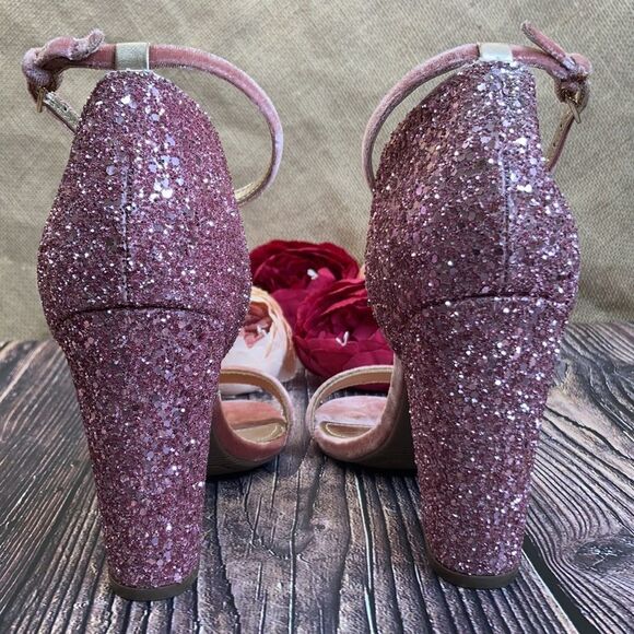 GUESS Pink BamBam Block-Heel Dress Sandals - Picture 5 of 9